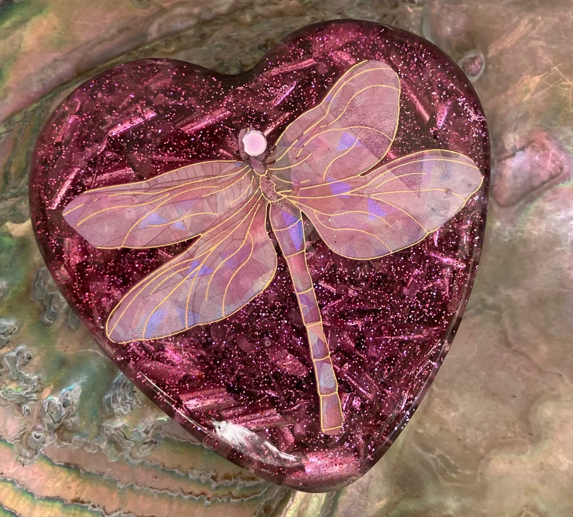 Divine Kauai Beautiful Orgonite Orgone hearts Divine Kauai Beautiful Orgonite Orgone