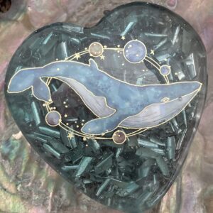 Divine Kauai Divine Kauai Beautiful Orgonite Orgone hearts Beautiful Powerful Exquisite Orgonite Orgone Hearts are meticulously handcrafted with Hawaiian botanicals, Double-terminated crystals and lovely gemstones: Amethyst, Rose Quartz, Lapis Lazuli, Peridot, Aquamarine, Malachite and Howlite. Dr. Wilhelm Reich 50/50 ratio of resin to metal making it powerful orgonite. Orgonite transmutes the electromagnetic vibrations of modern technology into a frequency compatible with human well-being. Orgonite assists in balancing all of our bodies and fields to bring us into natural states of harmony and re-establishing energy flow in our body meridian system. Orgone, Orgonite for children, kids, gifts, Valentine's day, mother's day, father's day, birthdays, holidays, baby gifts, pets, all occasion. Orgonite devices transform the environment into a life-affirming atmosphere. transmutes EMR and ELF radiation from microwaves, Smart meters, computers, hand-held devices, Wi-Fi, Bluetooth, etc. Orgonite works perpetually & functions as a self-generating transmutation device. It never expires! Orgonite Orgone jewelry, necklaces, amulets. Meditation. Orgonites Orgone Orgonite cell phone shields. Orgone Orgonite Orgone Tablet shields. Orgonite Orgone monitor shields. Orgonite Orgone meditation. wifi protection Orgonite Orgone. Orgonite Orgone for sleep, healing, relaxation. Orgonite Orgone microwave shields. Orgonite Orgone appliance shields. Orgonite Orgone hearts Divine Kauai Beautiful Orgonite Orgone hearts