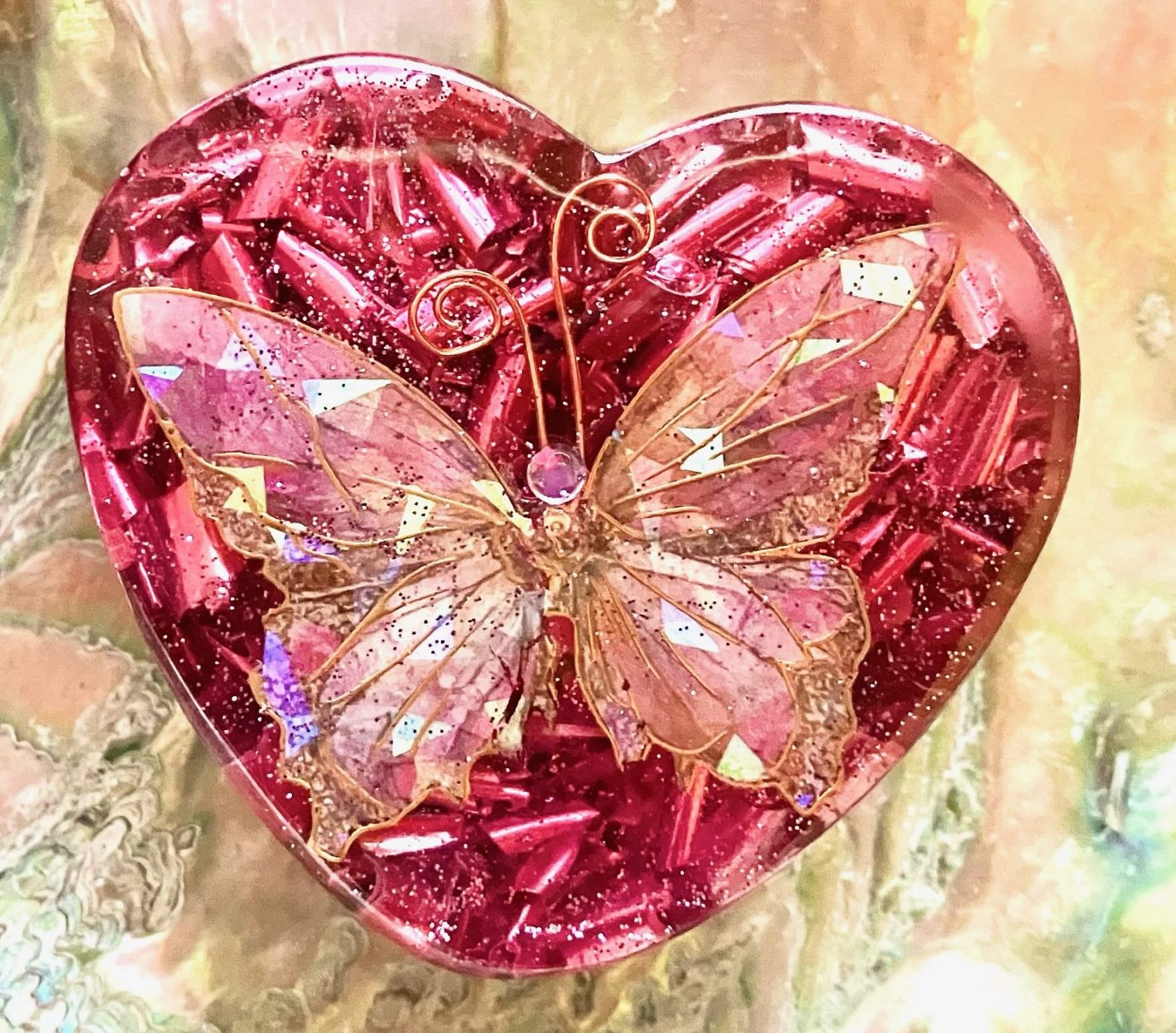 Divine Kauai Beautiful Orgonite Orgone hearts Divine Kauai Beautiful Orgonite Orgone hearts