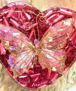 Beautiful Powerful Exquisite Orgonite Orgone Hearts are meticulously handcrafted with Hawaiian botanicals, Double-terminated crystals and lovely gemstones: Amethyst, Rose Quartz, Lapis Lazuli, Peridot, Aquamarine, Malachite and Howlite. Dr. Wilhelm Reich 50/50 ratio of resin to metal making it powerful orgonite. Orgonite transmutes the electromagnetic vibrations of modern technology into a frequency compatible with human well-being. Orgonite assists in balancing all of our bodies and fields to bring us into natural states of harmony and re-establishing energy flow in our body meridian system. Orgone, Orgonite for children, kids, gifts, Valentine's day, mother's day, father's day, birthdays, holidays, baby gifts, pets, all occasion. Orgonite devices transform the environment into a life-affirming atmosphere. transmutes EMR and ELF radiation from microwaves, Smart meters, computers, hand-held devices, Wi-Fi, Bluetooth, etc. Orgonite works perpetually & functions as a self-generating transmutation device. It never expires! Orgonite Orgone jewelry, necklaces, amulets. Meditation. Orgonites Orgone Orgonite cell phone shields. Orgone Orgonite Orgone Tablet shields. Orgonite Orgone monitor shields. Orgonite Orgone meditation. wifi protection Orgonite Orgone. Orgonite Orgone for sleep, healing, relaxation. Orgonite Orgone microwave shields. Orgonite Orgone appliance shields.