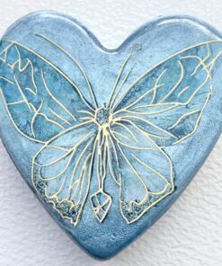 Petite Enhanced Orgonite Butterfly Heart