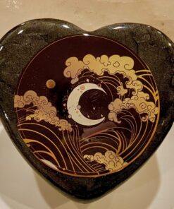 Enhanced Orgonite Moon Heart
