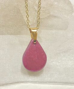 Pink Pendant with Enhanced Orgonite