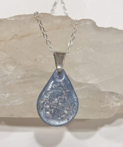 Blue Pendant with Enhanced Orgonite