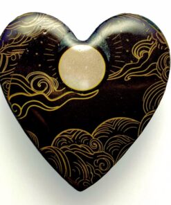 Artworks Petite Enhanced Orgonite Full Moon Heart