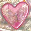 Orgonite orgone butterfly heart for children kids. Beautiful orgonite orgone
