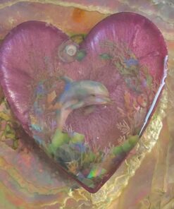 beautiful orgone orgonite heart. children's kids orgonite orgone