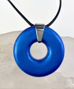 Blue Ring with Enhanced Orgonite