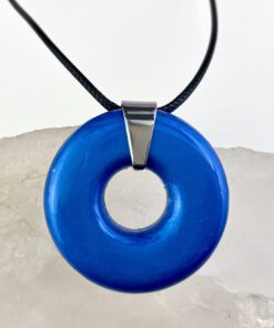 Blue Ring with Enhanced Orgonite