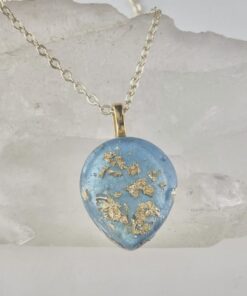 Light Blue Pendant with Enhanced Orgonite