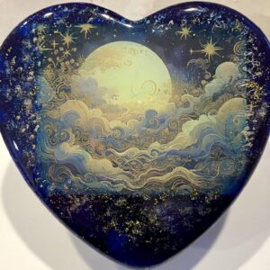 Beautiful Powerful Exquisite Orgonite Orgone Hearts are meticulously handcrafted with Hawaiian botanicals, Double-terminated crystals and lovely gemstones: Amethyst, Rose Quartz, Lapis Lazuli, Peridot, Aquamarine, Malachite and Howlite. Dr. Wilhelm Reich 50/50 ratio of resin to metal making it powerful orgonite. Orgonite transmutes the electromagnetic vibrations of modern technology into a frequency compatible with human well-being. Orgonite assists in balancing all of our bodies and fields to bring us into natural states of harmony and re-establishing energy flow in our body meridian system. Orgone, Orgonite for children, kids, gifts, Valentine's day, mother's day, father's day, birthdays, holidays, baby gifts, pets, all occasion. Orgonite devices transform the environment into a life-affirming atmosphere. transmutes EMR and ELF radiation from microwaves, Smart meters, computers, hand-held devices, Wi-Fi, Bluetooth, etc. Orgonite works perpetually & functions as a self-generating transmutation device. It never expires! Orgonite Orgone jewelry, necklaces, amulets. Meditation. Orgonites Orgone Orgonite cell phone shields. Orgone Orgonite Orgone Tablet shields. Orgonite Orgone monitor shields. Orgonite Orgone meditation. wifi protection Orgonite Orgone. Orgonite Orgone for sleep, healing, relaxation. Orgonite Orgone microwave shields. Orgonite Orgone appliance shields.