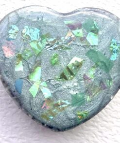 Enhanced Orgonite Green Meditation Heart