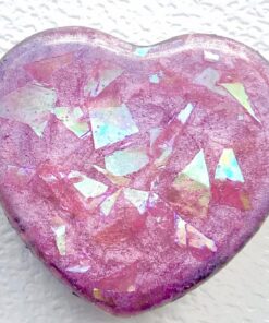 Enhanced Orgonite Pink Meditation Heart