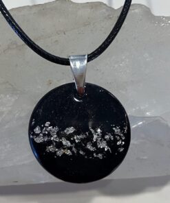 Black Pendant with Enhanced Orgonite