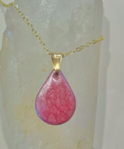 Pink Pendant with Enhanced Orgonite