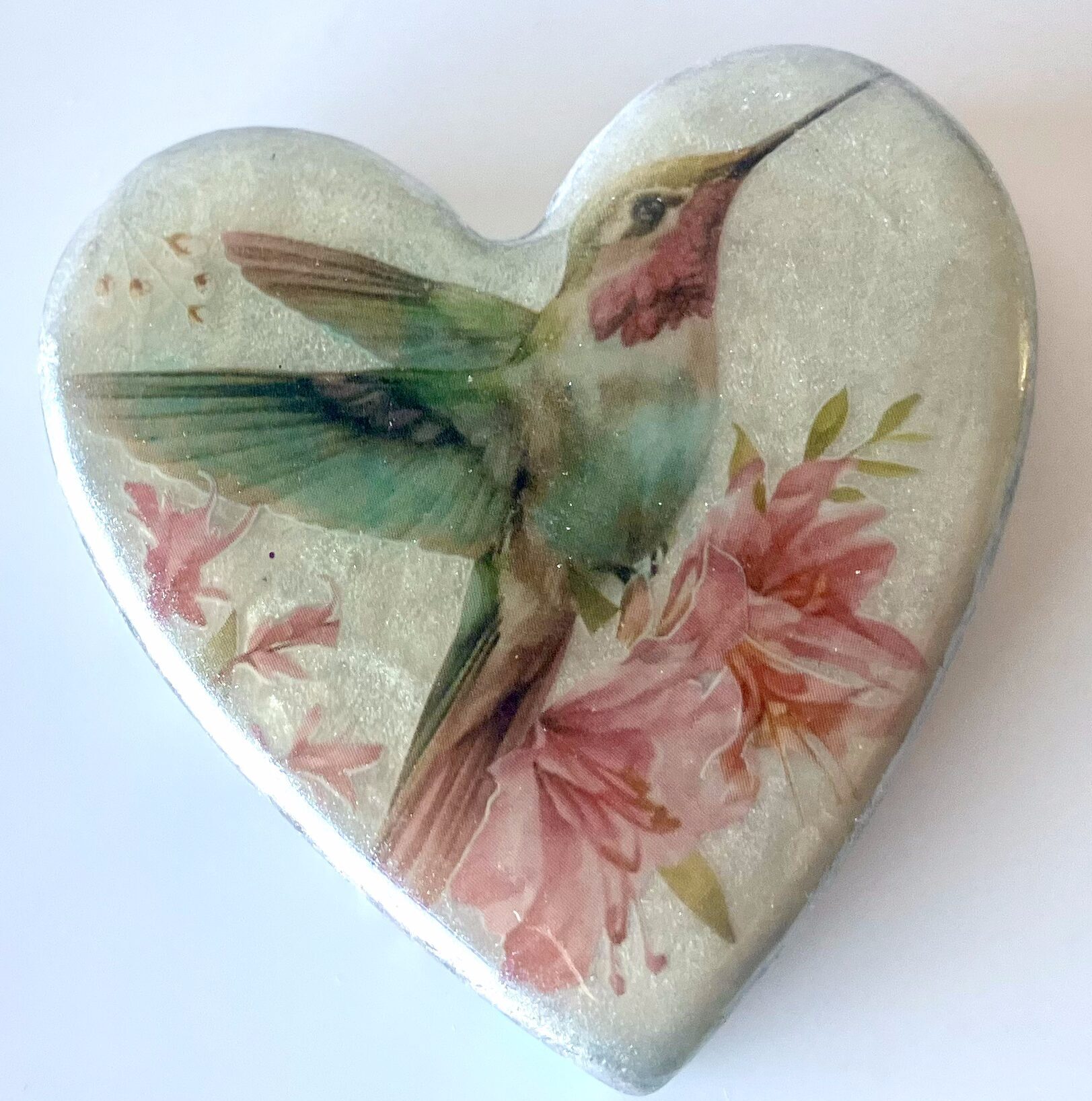 Beautiful Powerful Exquisite Orgonite Orgone Hearts are meticulously handcrafted with Hawaiian botanicals, Double-terminated crystals and lovely gemstones: Amethyst, Rose Quartz, Lapis Lazuli, Peridot, Aquamarine, Malachite and Howlite. Dr. Wilhelm Reich 50/50 ratio of resin to metal making it powerful orgonite. Orgonite transmutes the electromagnetic vibrations of modern technology into a frequency compatible with human well-being. Orgonite assists in balancing all of our bodies and fields to bring us into natural states of harmony and re-establishing energy flow in our body meridian system. Orgone, Orgonite for children, kids, gifts, Valentine's day, mother's day, father's day, birthdays, holidays, baby gifts, pets, all occasion. Orgonite devices transform the environment into a life-affirming atmosphere. transmutes EMR and ELF radiation from microwaves, Smart meters, computers, hand-held devices, Wi-Fi, Bluetooth, etc. Orgonite works perpetually & functions as a self-generating transmutation device. It never expires! Orgonite Orgone Orgonites Orgone Orgonite Orgone Orgonite Orgone Orgonite Orgone Orgonite Orgone Orgonite Orgone Orgonite Orgone