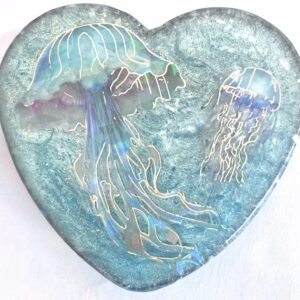 Beautiful Powerful Exquisite Orgonite Orgone Hearts are meticulously handcrafted with Hawaiian botanicals, Double-terminated crystals and lovely gemstones: Amethyst, Rose Quartz, Lapis Lazuli, Peridot, Aquamarine, Malachite and Howlite. Dr. Wilhelm Reich 50/50 ratio of resin to metal making it powerful orgonite. Orgonite transmutes the electromagnetic vibrations of modern technology into a frequency compatible with human well-being. Orgonite assists in balancing all of our bodies and fields to bring us into natural states of harmony and re-establishing energy flow in our body meridian system. Orgone, Orgonite for children, kids, gifts, Valentine's day, mother's day, father's day, birthdays, holidays, baby gifts, pets, all occasion. Orgonite devices transform the environment into a life-affirming atmosphere. transmutes EMR and ELF radiation from microwaves, Smart meters, computers, hand-held devices, Wi-Fi, Bluetooth, etc. Orgonite works perpetually & functions as a self-generating transmutation device. It never expires! Orgonite Orgone Orgonites Orgone Orgonite Orgone Orgonite Orgone Orgonite Orgone Orgonite Orgone Orgonite Orgone Orgonite Orgone