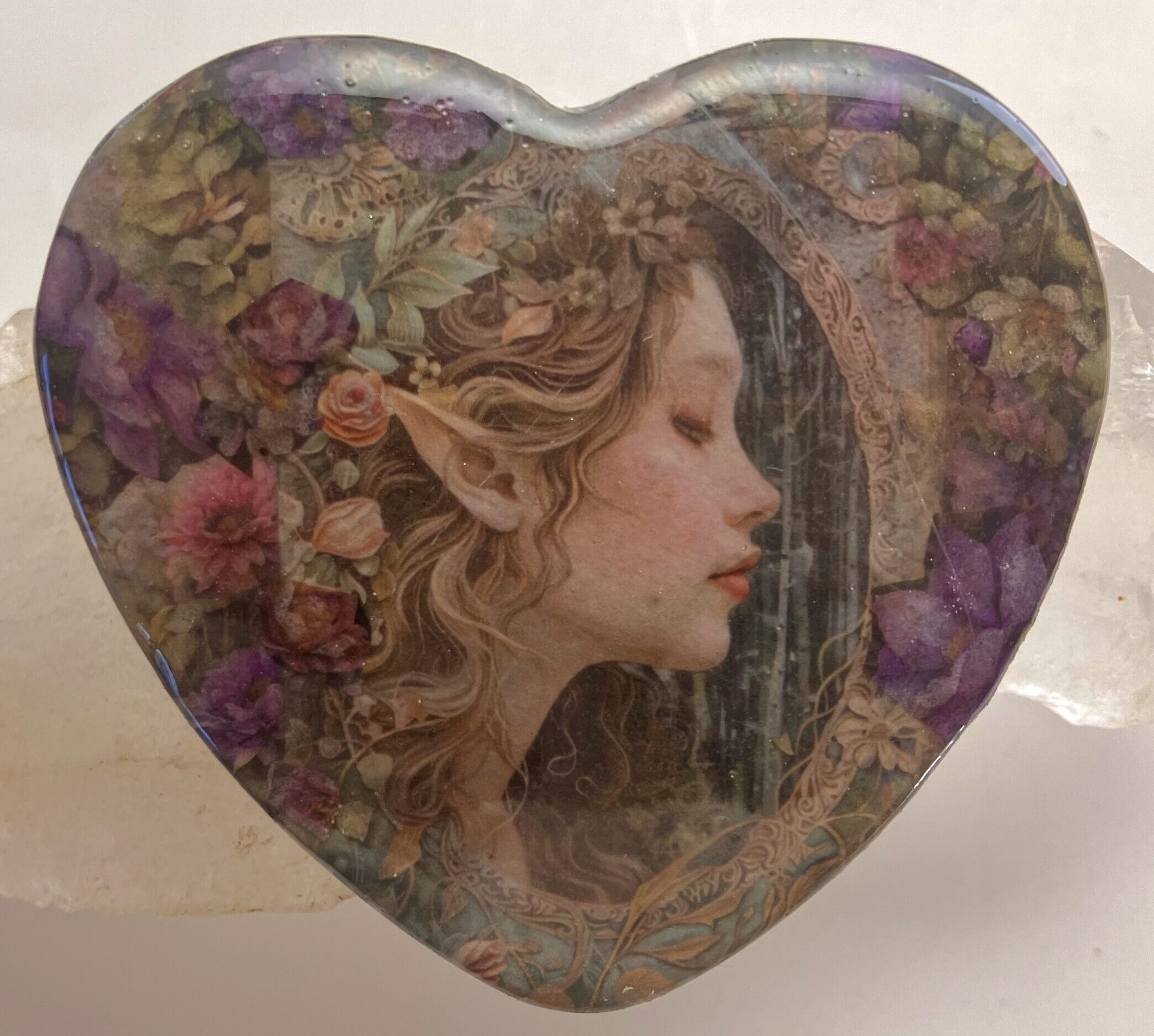 Beautiful Powerful Exquisite Fairy Orgonite Orgone Hearts are meticulously handcrafted with Hawaiian botanicals, Double-terminated crystals and lovely gemstones: Amethyst, Rose Quartz, Lapis Lazuli, Peridot, Aquamarine, Malachite and Howlite. Dr. Wilhelm Reich 50/50 ratio of resin to metal making it powerful orgonite. Orgonite transmutes the electromagnetic vibrations of modern technology into a frequency compatible with human well-being. Orgonite assists in balancing all of our bodies and fields to bring us into natural states of harmony and re-establishing energy flow in our body meridian system. Orgone, Orgonite for children, kids, gifts, Valentine's day, mother's day, father's day, birthdays, holidays, baby gifts, pets, all occasion. Orgonite devices transform the environment into a life-affirming atmosphere. transmutes EMR and ELF radiation from microwaves, Smart meters, computers, hand-held devices, Wi-Fi, Bluetooth, etc. Orgonite works perpetually & functions as a self-generating transmutation device. It never expires! Orgonite Orgone Orgonites Orgone Orgonite Orgone Orgonite Orgone Orgonite Orgone Orgonite Orgone Orgonite Orgone Orgonite Orgone
