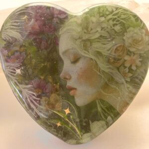 Beautiful Powerful Exquisite Fairy Orgonite Orgone Hearts are meticulously handcrafted with Hawaiian botanicals, Double-terminated crystals and lovely gemstones: Amethyst, Rose Quartz, Lapis Lazuli, Peridot, Aquamarine, Malachite and Howlite. Dr. Wilhelm Reich 50/50 ratio of resin to metal making it powerful orgonite. Orgonite transmutes the electromagnetic vibrations of modern technology into a frequency compatible with human well-being. Orgonite assists in balancing all of our bodies and fields to bring us into natural states of harmony and re-establishing energy flow in our body meridian system. Orgone, Orgonite for children, kids, gifts, Valentine's day, mother's day, father's day, birthdays, holidays, baby gifts, pets, all occasion. Orgonite devices transform the environment into a life-affirming atmosphere. transmutes EMR and ELF radiation from microwaves, Smart meters, computers, hand-held devices, Wi-Fi, Bluetooth, etc. Orgonite works perpetually & functions as a self-generating transmutation device. It never expires! Orgonite Orgone Orgonites Orgone Orgonite Orgone Orgonite Orgone Orgonite Orgone Orgonite Orgone Orgonite Orgone Orgonite Orgone