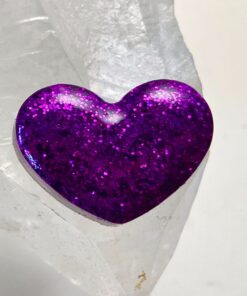 Orgonite Heart Cell Phone Shield with Hematite