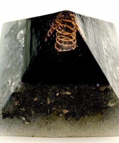 Copper Crystal Orgonite Pyramid